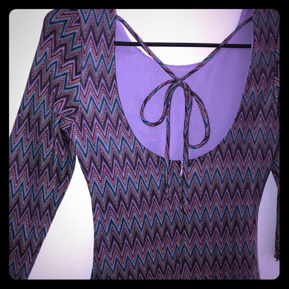Long sleeve mini party dress